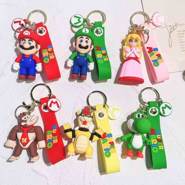 3D Cartoon Keychain For Bag Decoration  Stocking Stuffer