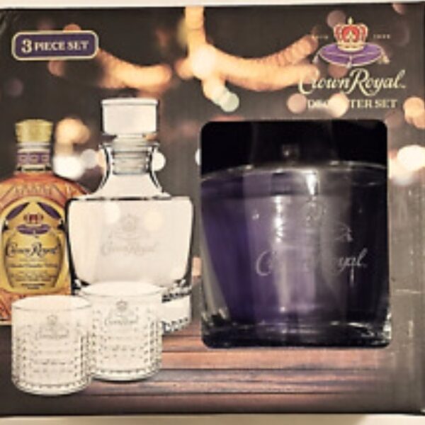 Crown Royal decanter set