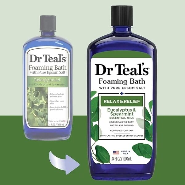 Dr. Teals foaming bath